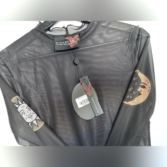 NWT Killstar Evil Sun Mesh Layering Long Sleeved Top XS - Picture 1 of 5